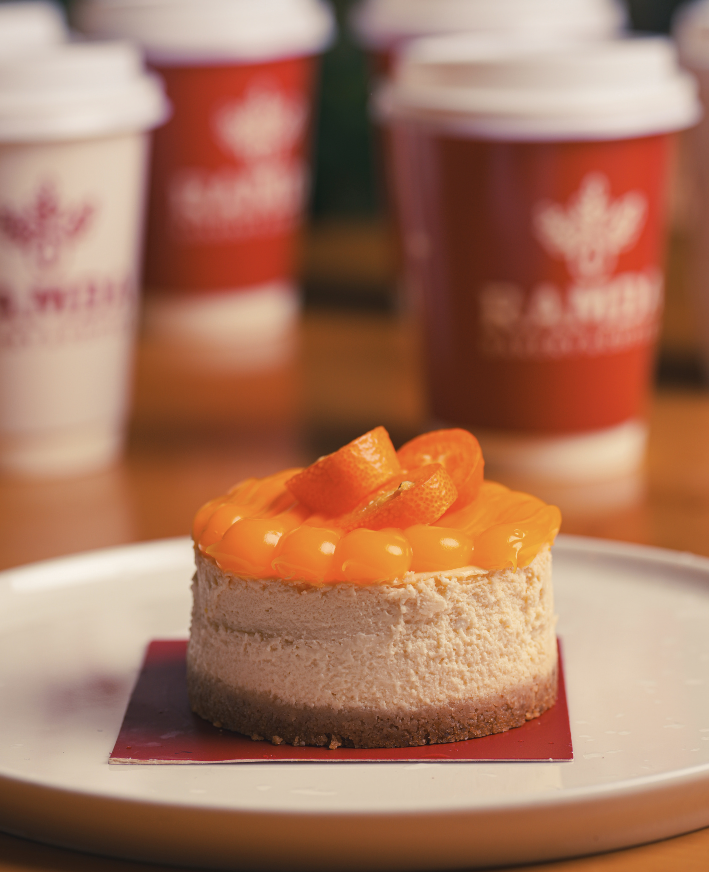 Portakallı cheesecake